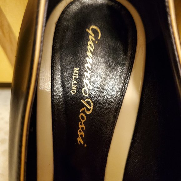 Gianvito Rossi Black Leather High-Heeled Pumps - Picture 9 of 11